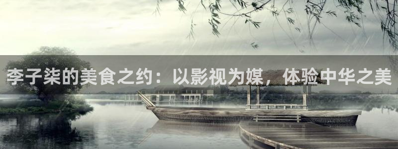 秋霞电影版：李子柒的美食之约：以影视为媒，体验中华之美